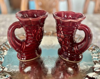 Vintage Mccoy Canister #253 Pottery With Fruit - Cherry