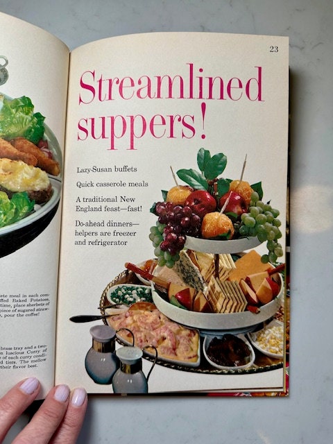 1963 Better Homes & Gardens Best Buffets Cookbook, Creative Cooking ...