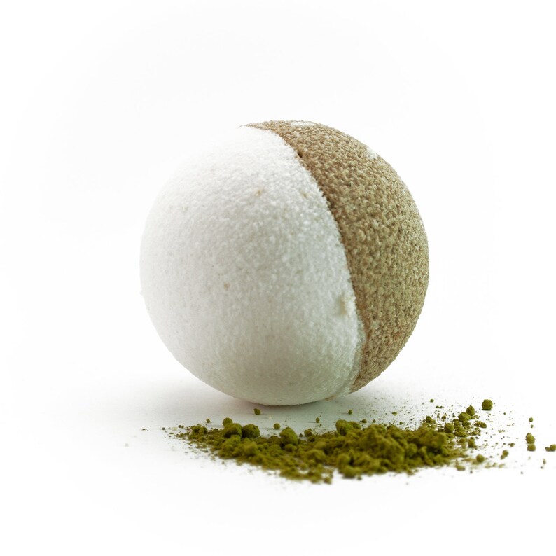 Green Tea Detox Bath Bomb Therapeutic Bath All Natural Etsy