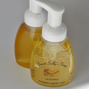 Liquid Foaming Hand Soap, Natural Hand Soap, Pump Soap image 2
