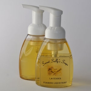 Liquid Foaming Hand Soap, Natural Hand Soap, Pump Soap image 1