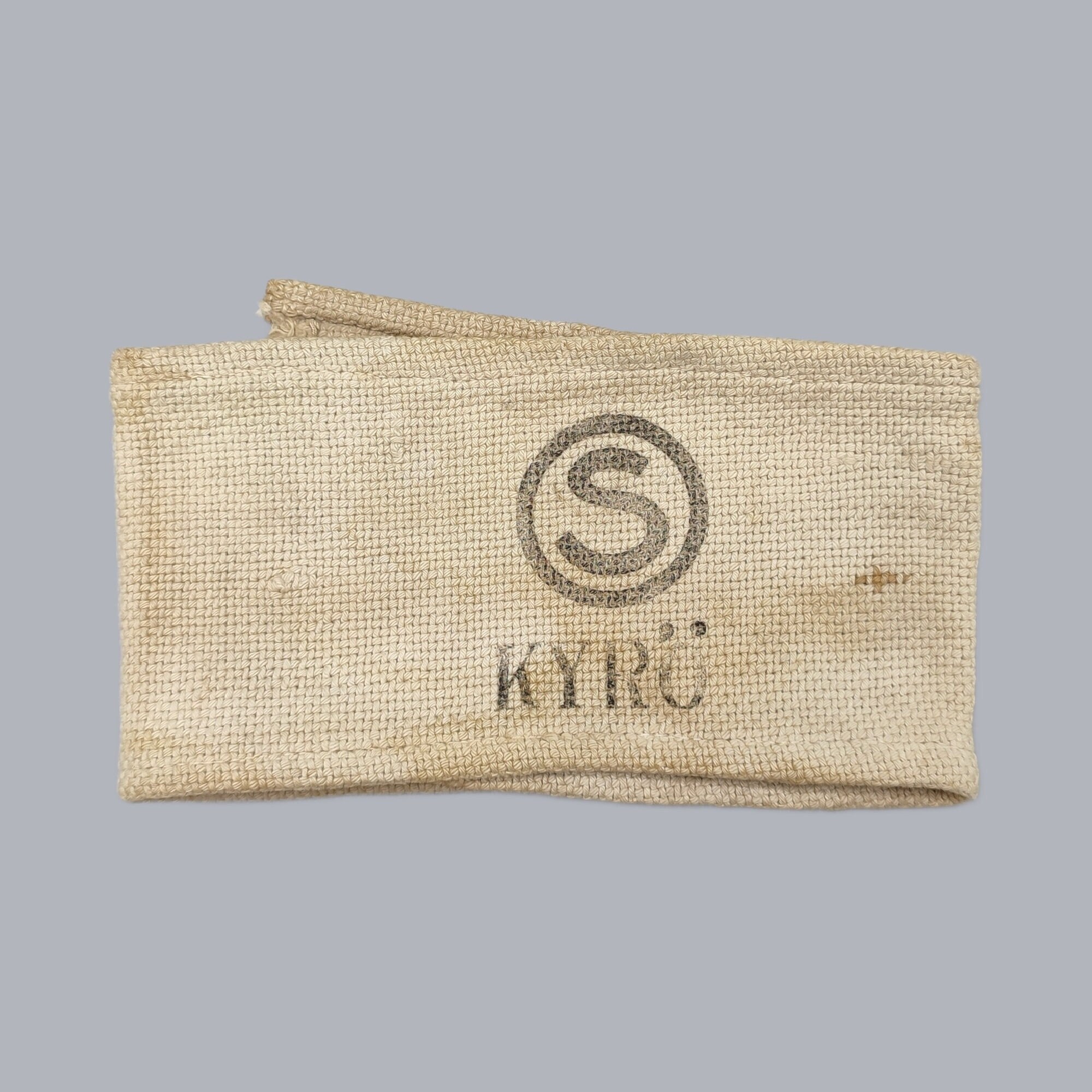 Original M/1918 Finnish Civil Guard Arm Band Cloth for WWI Finnish Civil War 1918-1919 Kyrön Suojeluskunta