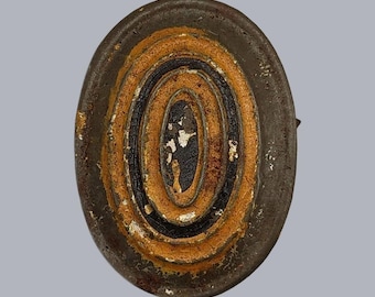 Antique Imperial Russian M/1907 Cockade for Lower Ranks 1900s 1910s Badge WW1 WWI Medal Vintage Military Headgear Hat Helmet