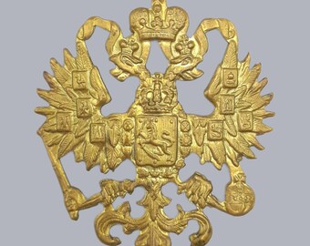 Antique Finnish Russian Cockade for the Finnish Dragoon Regiment Imperial 19th Century Military Badge WWI WW1
