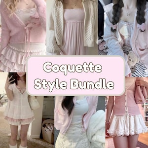 Coquette Style Bundle | Thrifted Style Bundle | Kawaii Clothing Bundle | Personalized Style Bundle | Pinterest Clothing Bundle