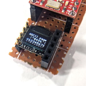 Smallest I2C OLED Display Screen, 60x32, Miniature DIY Project image 3
