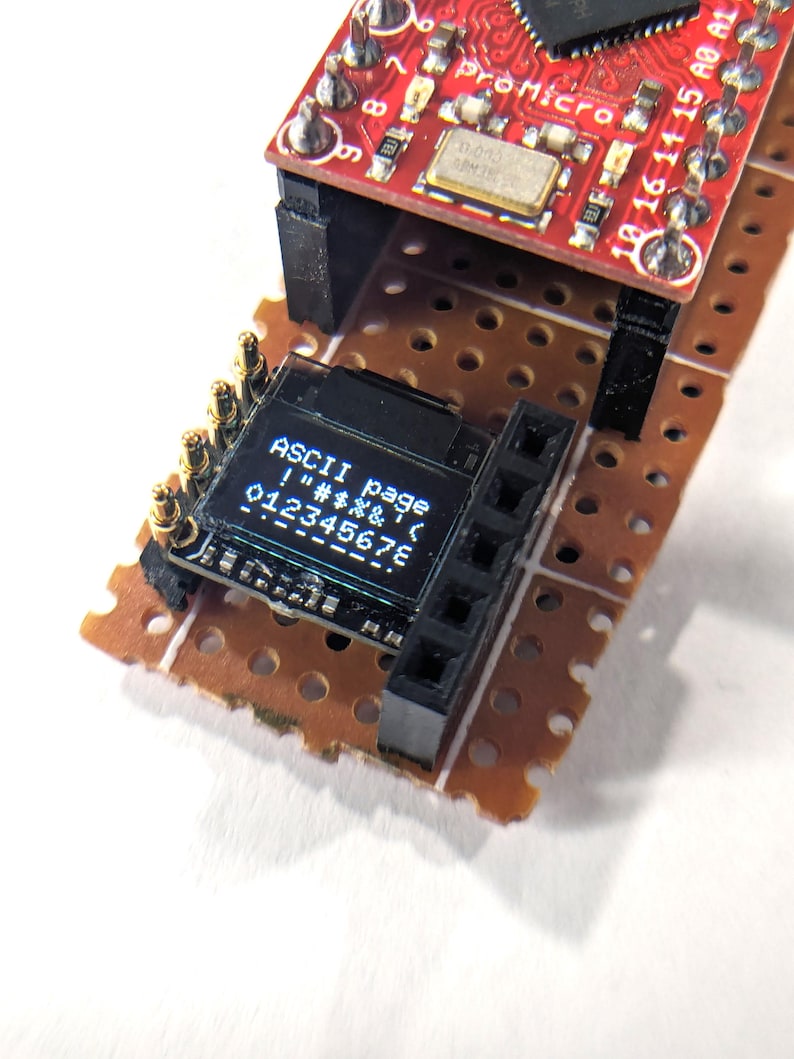 Smallest I2C OLED Display Screen, 60x32, Miniature DIY Project image 3