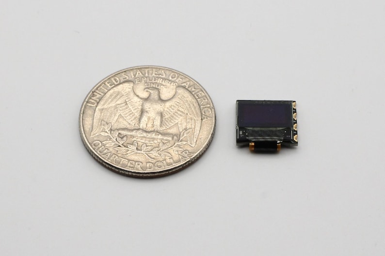 Smallest I2C OLED Display Screen, 60x32, Miniature DIY Project image 2