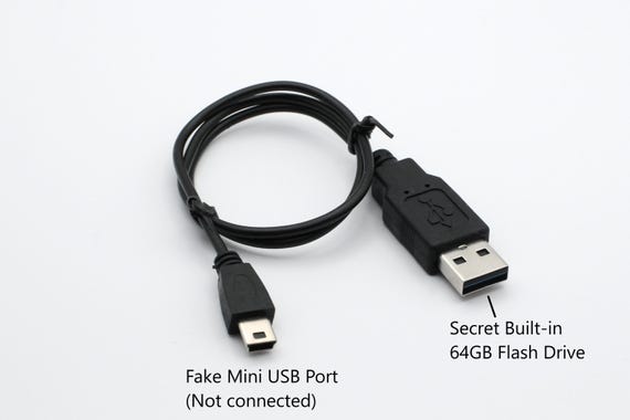 Stealthdrive: the Secret Hidden 64GB USB 3.0 Drive (built Inside a