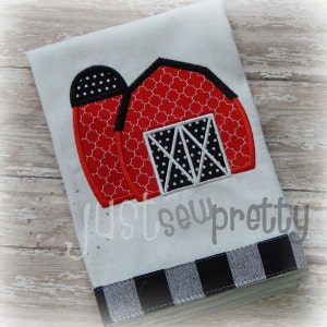 Little Barn Embroidery Applique Design