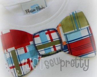 3D Bow Tie Applique In The Hoop Machine Embroidery Applique Design