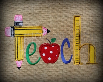 Teach Embroidery Applique Design