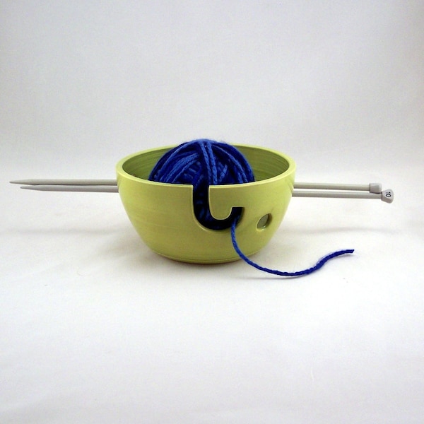 Stoneware yarn bowl