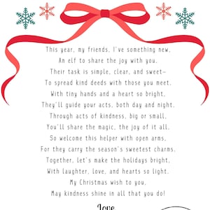 Kit de cartas y trucos de actos de bondad de Elf on the Shelf: 19 días de Navidad: inicio del día de San Nicolás