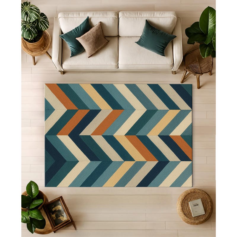 Chevron Rug - Etsy