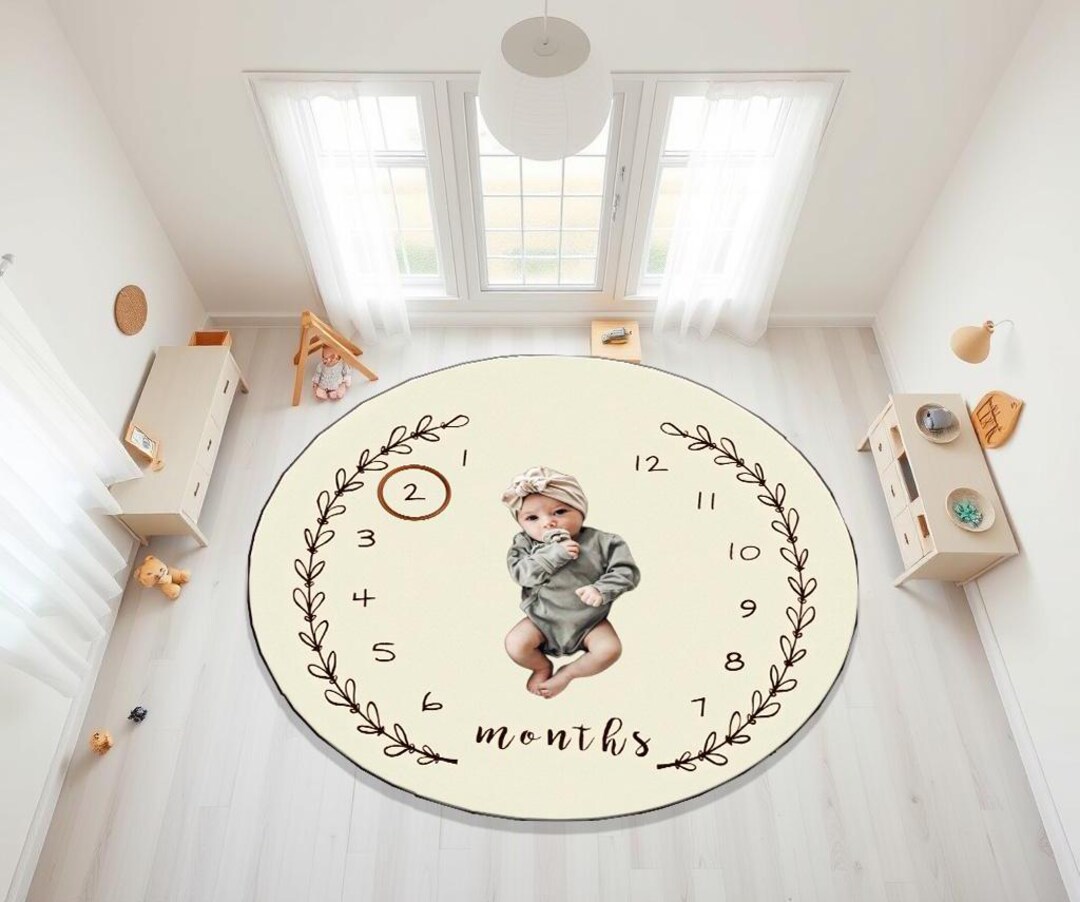 Newborn First Twelve Months Rug Cute Photography Backgrounds & Baby ...