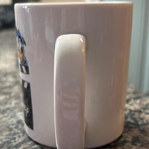 Vintage Walt Disney Studios Mickey Mouse & Friends White Ceramic Mug | 12 Oz. image 13