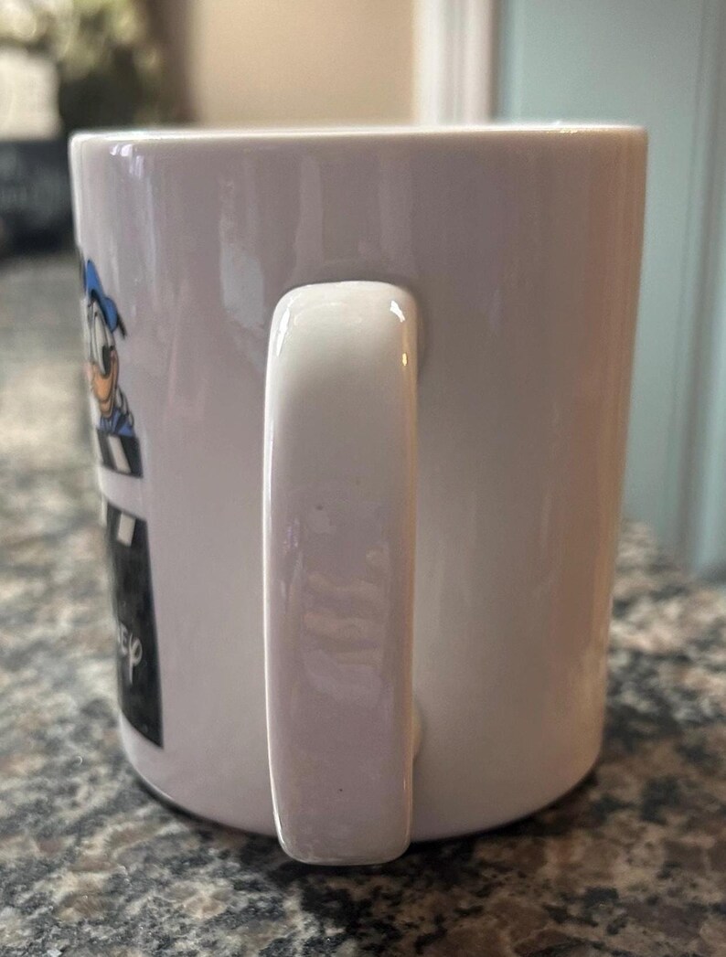 Vintage Walt Disney Studios Mickey Mouse & Friends White Ceramic Mug | 12 Oz. image 13