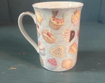 Dessert Inspired (Cookies & Cupcakes) Bone China Mug | 9 Oz. By Cardew Designs