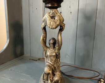 Vintage 1920’s Art Deco Hollywood Regency Style Table Lamp - Needs to be Re-Wired