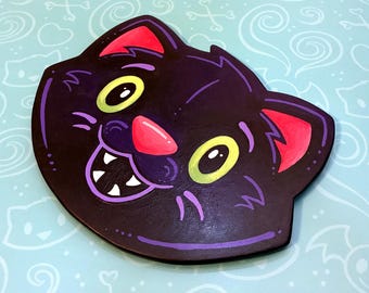 Halloween Cat Painting - Cat Art