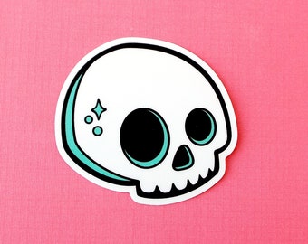 Skull Sticker - Halloween Sticker - Decal - Halloween Art