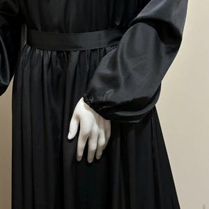 Very soft Satin Dress, Flowy Muslim Dress, Light Modest Dress for woman, Modest Islamic wear, Dinner Party Evening Dress, Modest Clothing