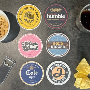 Hip-Hop Beer Mat Coasters Perfect Gift or Present For Any Music Fan