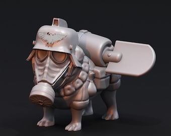 Pug of war 20mm Resin miniature for wargaming Tabletop dog model toy sci-fi