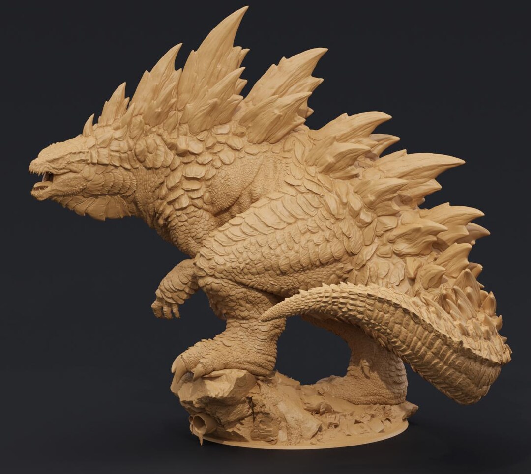 Godzilla 110mm Long and 80mm High High Detail Multi-part Resin Model ...