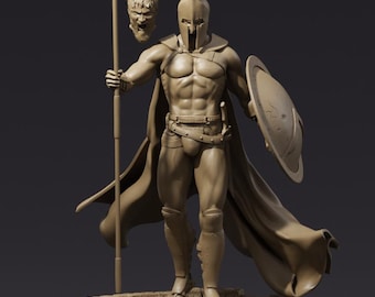 300 spartan  Hero resin model kit 70mm resin miniature high detail
