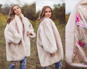 baby pink parka coat