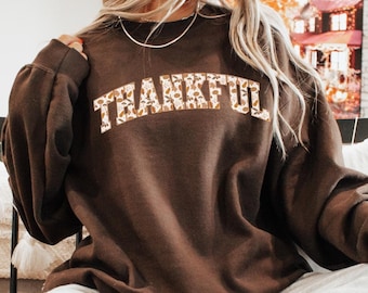 Fall Leaves Sweatshirt Fall Crewneck Autumn Sweatshirt Thanksgiving Gift Pumpkin Season Shirt Cozy Fall Sweatshirt Womens Fall Shirt