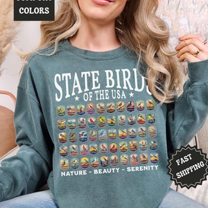 Bird Lover Sweatshirt Comfort Colors Bird Nerd Shirt Bird Watcher Shirt Animal Lover Shirt Gift for Bird Lover Bird Shirt for Bird Watcher