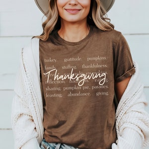 Fall Words Shirt Women&#39;s Fall Tshirt Autumn Shirt Hello Fall Shirt Thanksgiving Tee Cute Fall Shirts Fall Graphic Tees Thanksgiving Gift