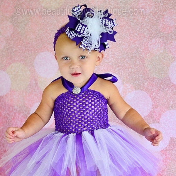Purple Tutu Dress Etsy