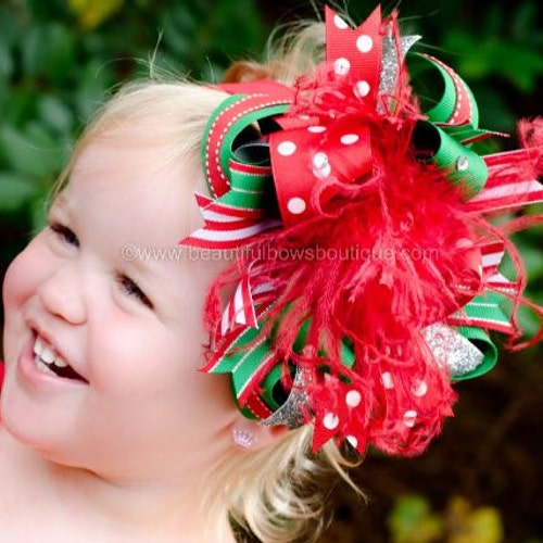 1 Pcs Top Big Bow Headband For Baby and Kids Christmas Hairbands for Baby xl 1 Pcs Top Big Bow Headband For Baby and Kids Christmas Hairbands for Baby xl