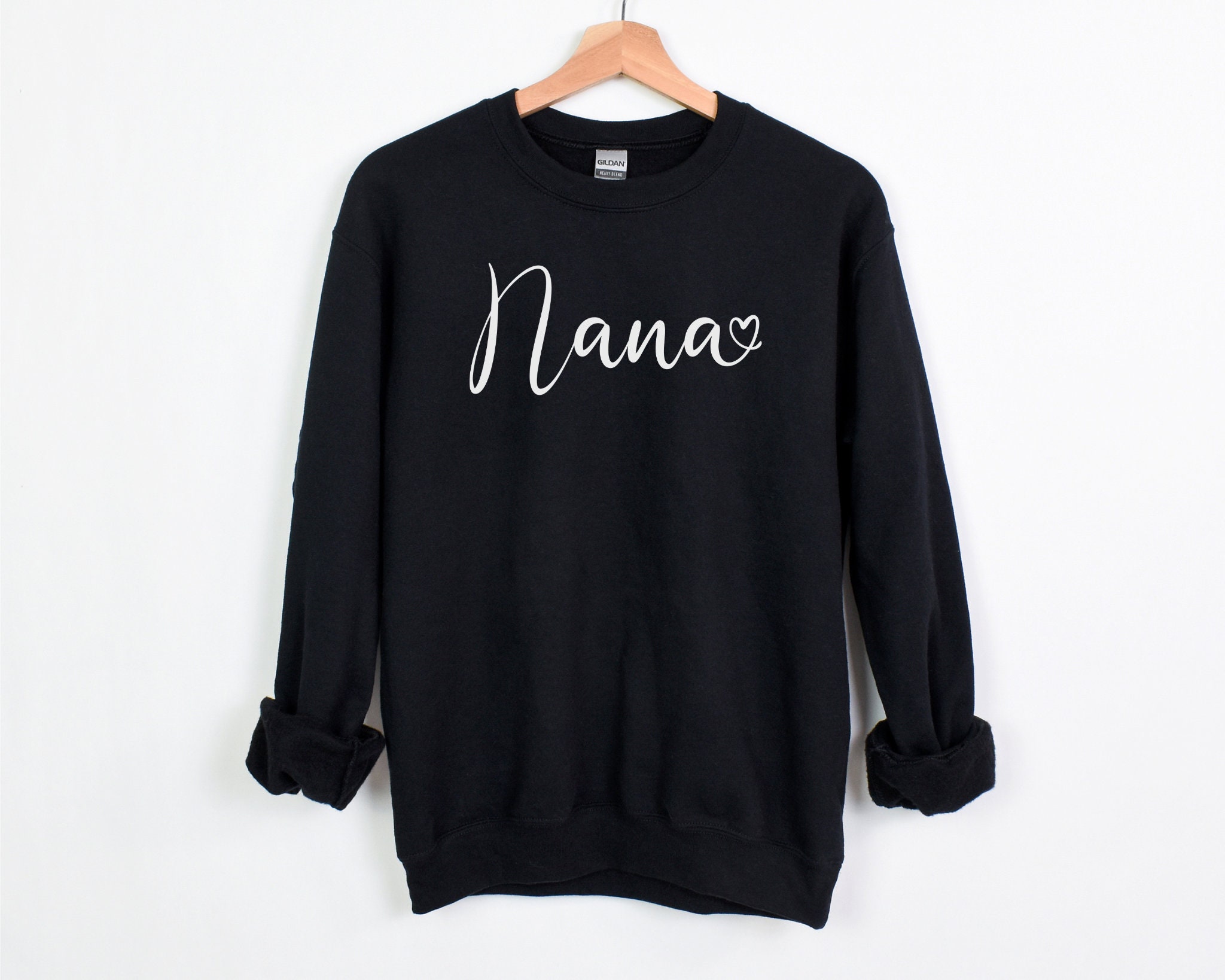 Funny Nana Saying Sweatshirt - "My Nickname Is Nana" Graphic Pullover For Women
