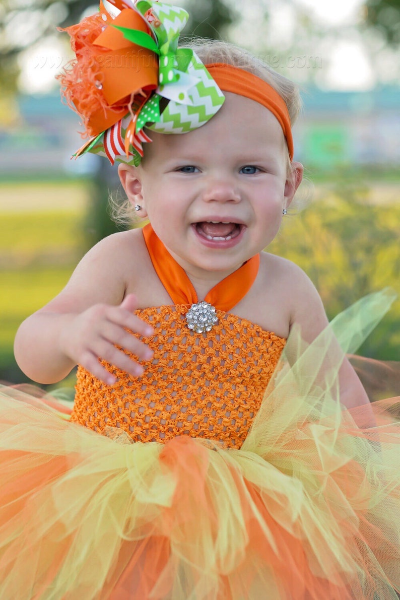 pumpkin tutu outfit