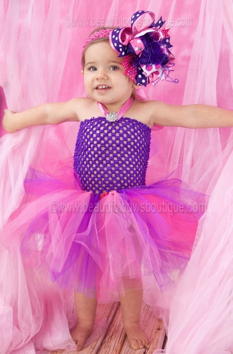 pink and purple tutu for baby