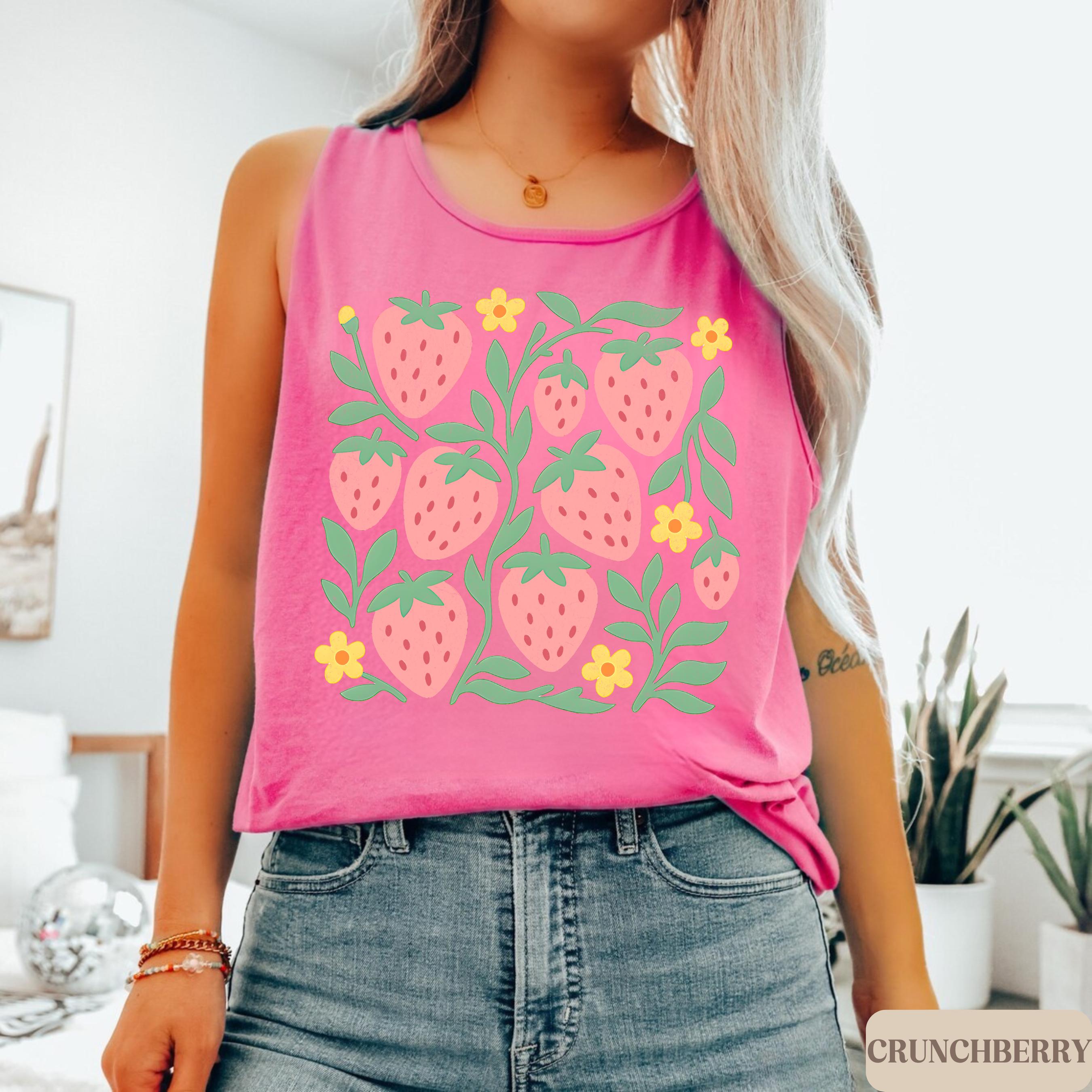 MUSINSA | SCULPTOR Strawberry Crop Top Orange