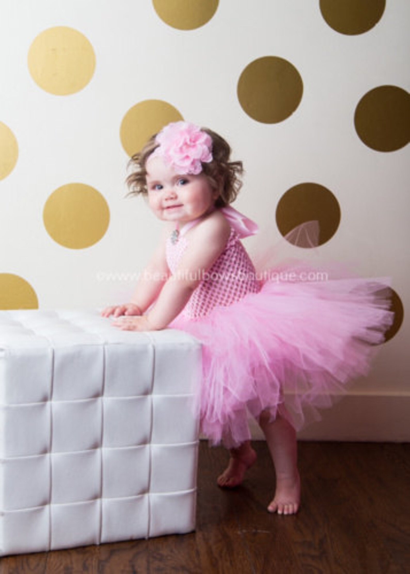 NEW Solid Light Pink Full Tutu Dress Set With Matching Shabby Etsy