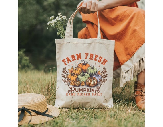 Fall Tote Bag Cute Tote Bag Fall Lover Gift Canvas Bag Aesthetic Bag Casual Canvas Tote Fall Teacher Tote Bag Gift for Women Autumn Book Bag
