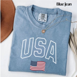 USA Flag Shirt 4th of July Shirt Big USA Tshirt USA Comfort Colors Shirt Comfort Colors Usa Flag Tee Usa Comfort Colors Tee Usa Shirt Gift
