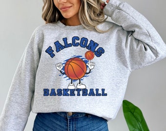 Custom Basketball Sweatshirt Personalized Basketball Mom Crewneck Basketball Pullover Basketball Number Sweater Custom Basketball Team Gift