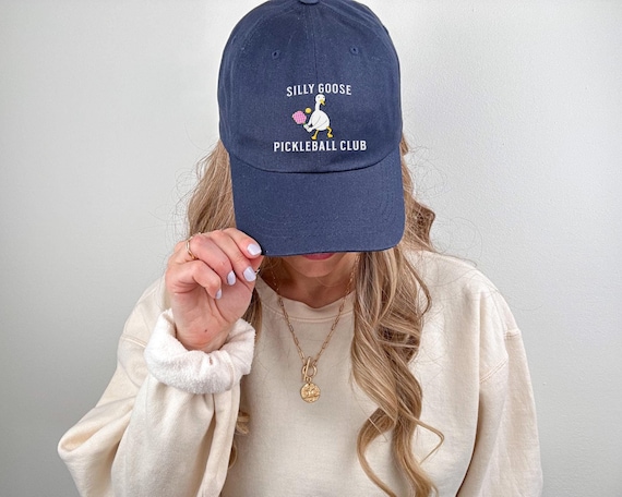 Embroidered Pickleball Hat Silly Goose Pickleball Player Hat Funny Pickleballer Hat Pickleball Game Gift for Pickleball Player Goose