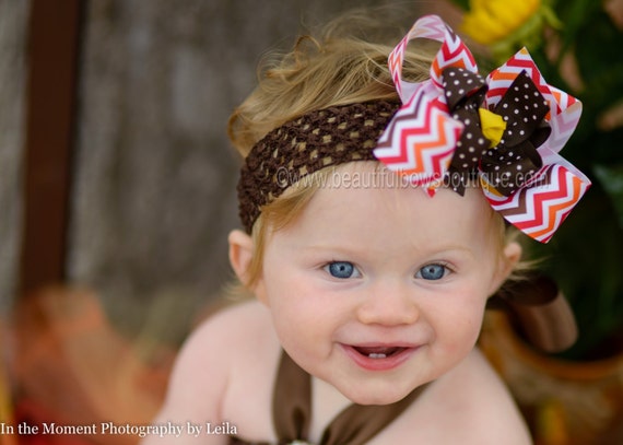 Thanksgiving bows hotsell for baby