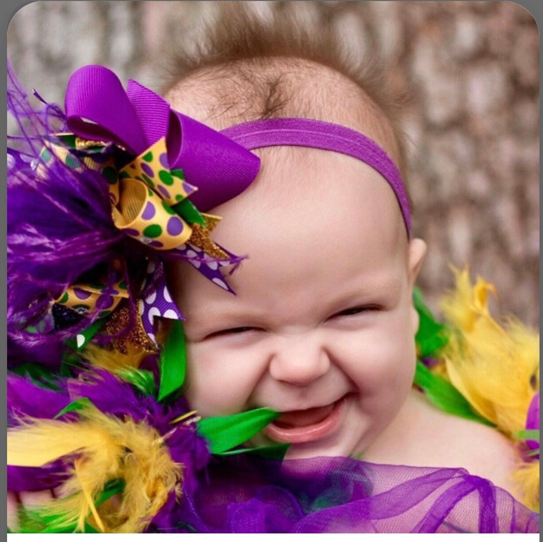 newborn mardi gras outfit