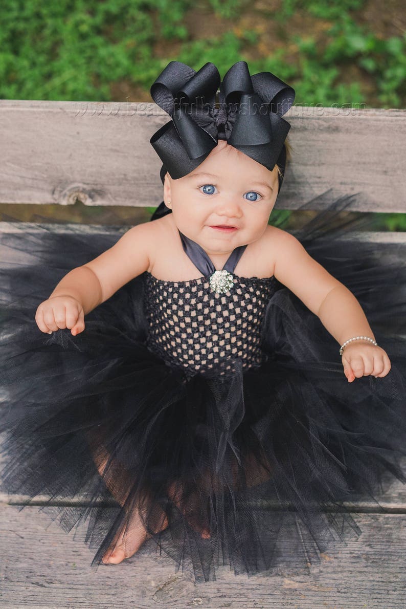 Large Black Hair Bow,Black Baby Headband,Huge Black Baby Bow,Big Black Wedding Hair Bows,Toddler Black Hairbows,Large Baby Girls Bows Black