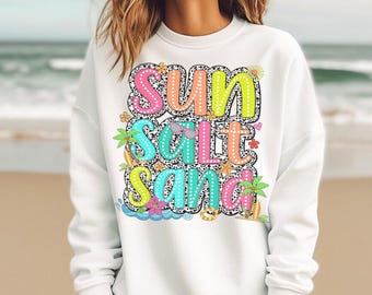 Sunset Beach Sweatshirts Summer Sweatshirt Ocean Sweatshirts for Women Beach Lover Gift  Beach Lover Shirt Beach Tee Aesthetic Sweatshirt